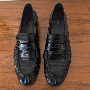 The Row Black Soft Loafers Eel Woman’s  - SZ 39.5